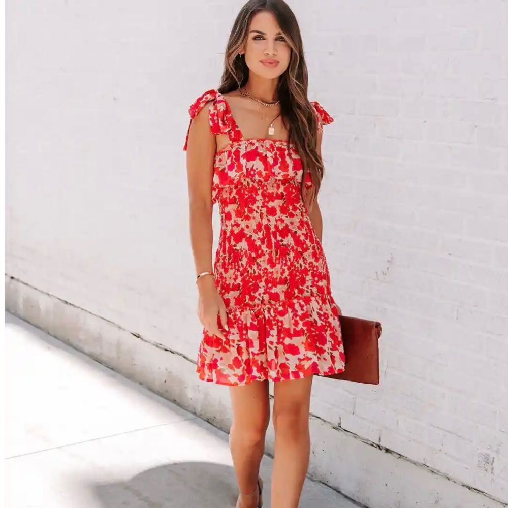 Vici Lolita Floral Smocked Dress
